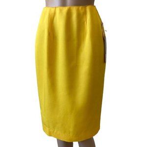 Vintage Jimmy Garcia Retro Skirt New York Women 4 Button Accent Pencil Straight
